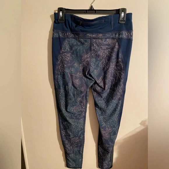 Sweaty Betty Leggings Mid Rise 7/8 Mesh panel Floral RN03525806 Large Short - Picture 4 of 9